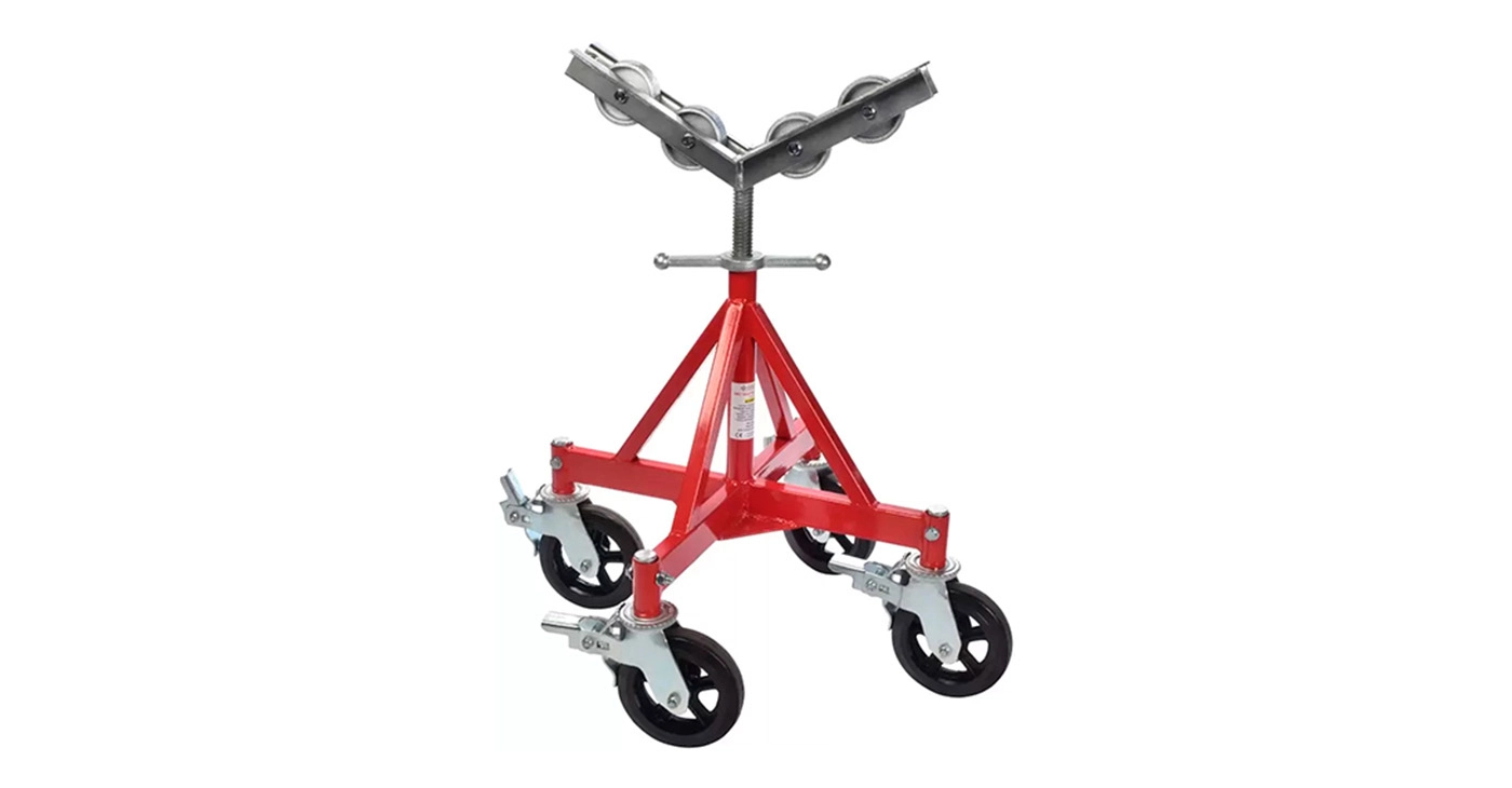 Industrial pipe stands: support and safe transport with G.B.C.